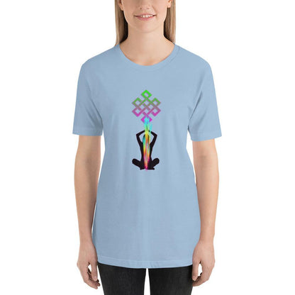 Infinite Knot Energy - Short-Sleeve Unisex T-Shirt - JML Design Yoga
