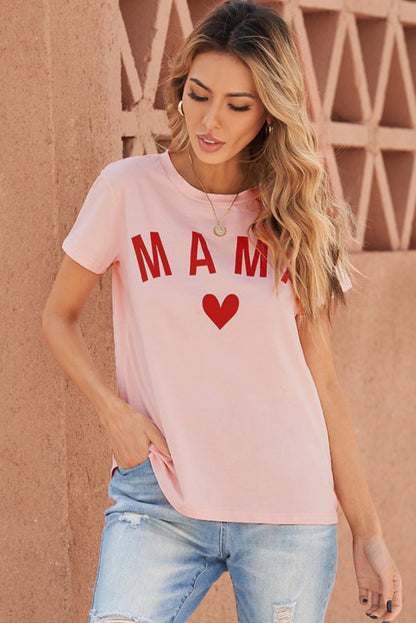 Mama Love Heart T-Shirt