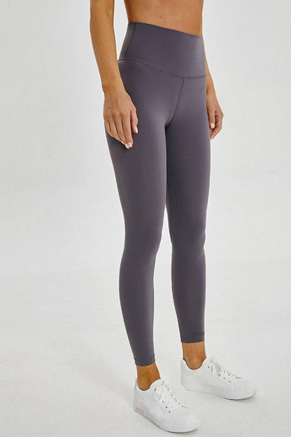 Wide Seamless Band Waist Sports Leggings - Yogasity