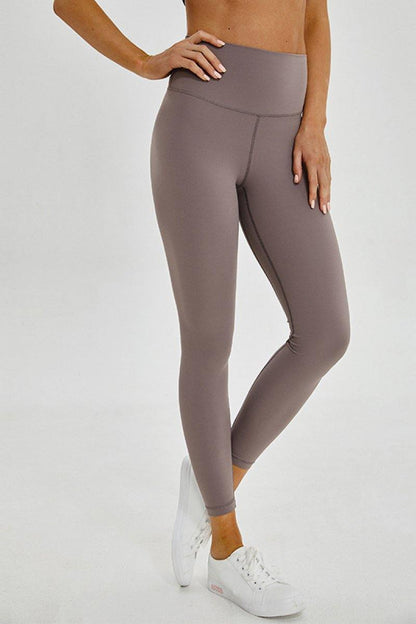 Wide Seamless Band Waist Sports Leggings - Yogasity