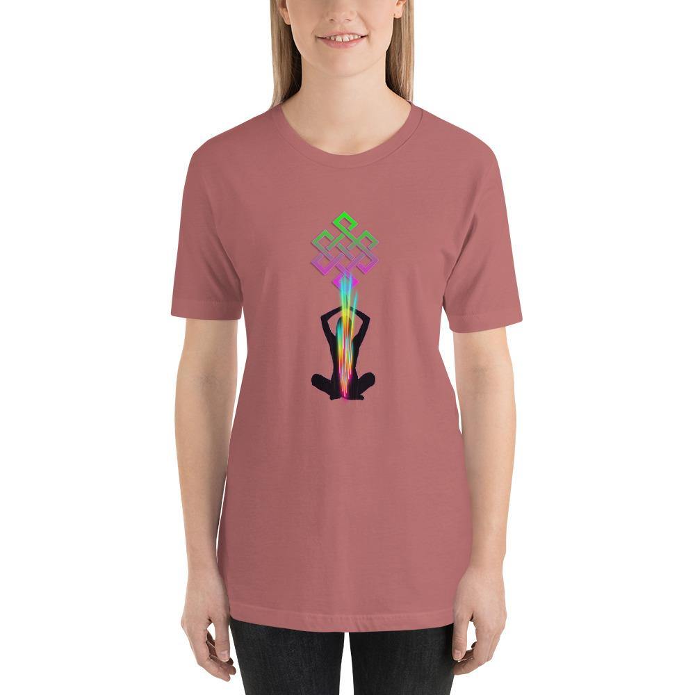 Infinite Knot Energy - Short-Sleeve Unisex T-Shirt - JML Design Yoga