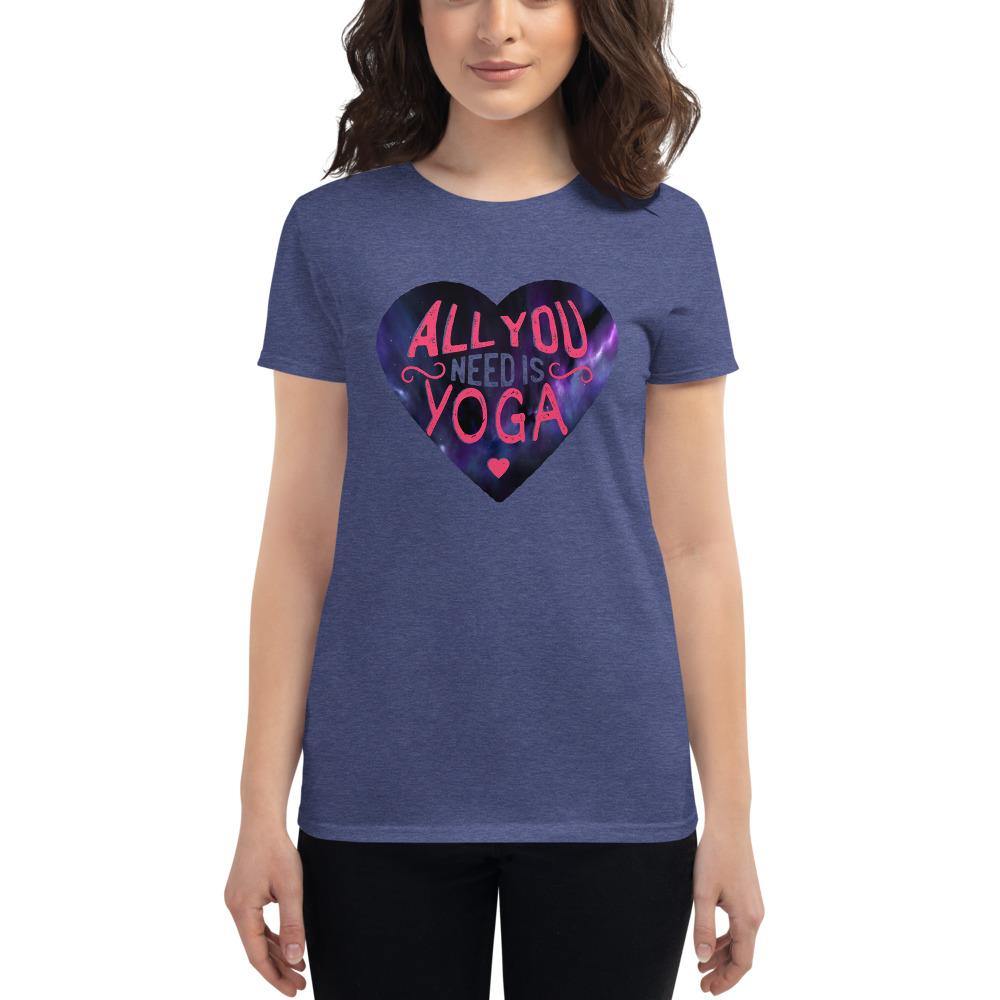 All You Need Is Yoga - Women's short sleeve t-shirt - JML Design Yoga
