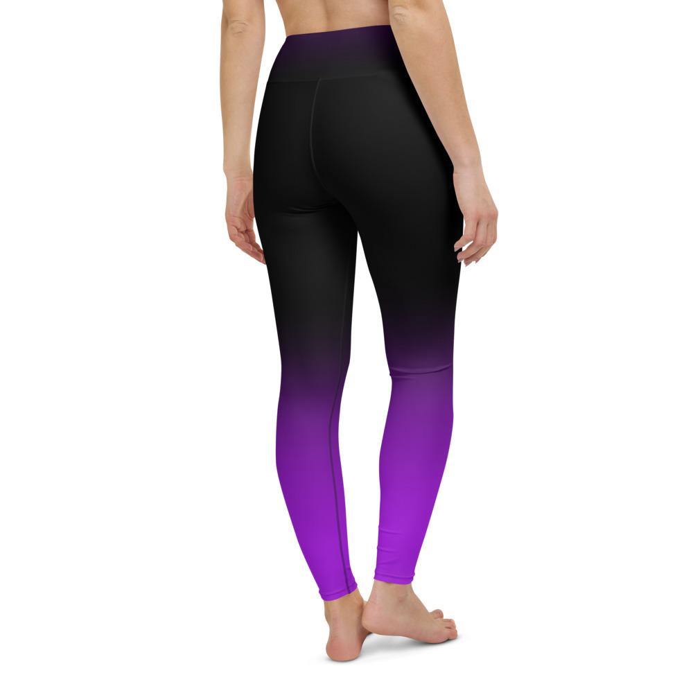 Midnight Purple - High Waist Yoga Leggings - JML Design Yoga