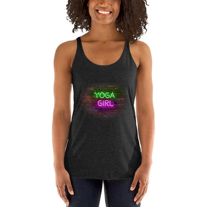 Yoga Girl Neon - Women's Racerback Tank - JML Design Yoga