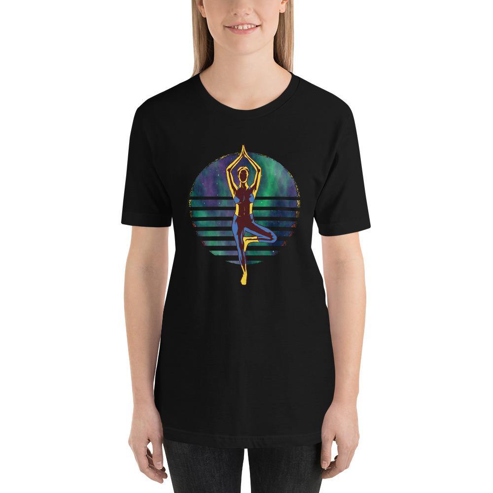 Tree Pose - Short-Sleeve Unisex T-Shirt - JML Design Yoga