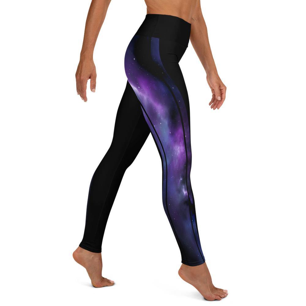 Galaxy Storm - High Waist Leggings - JML Design Yoga