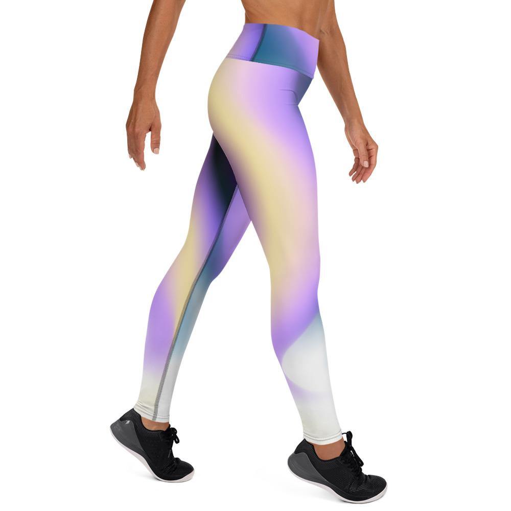Hologram Dreams - High Waist Yoga Leggings - JML Design Yoga