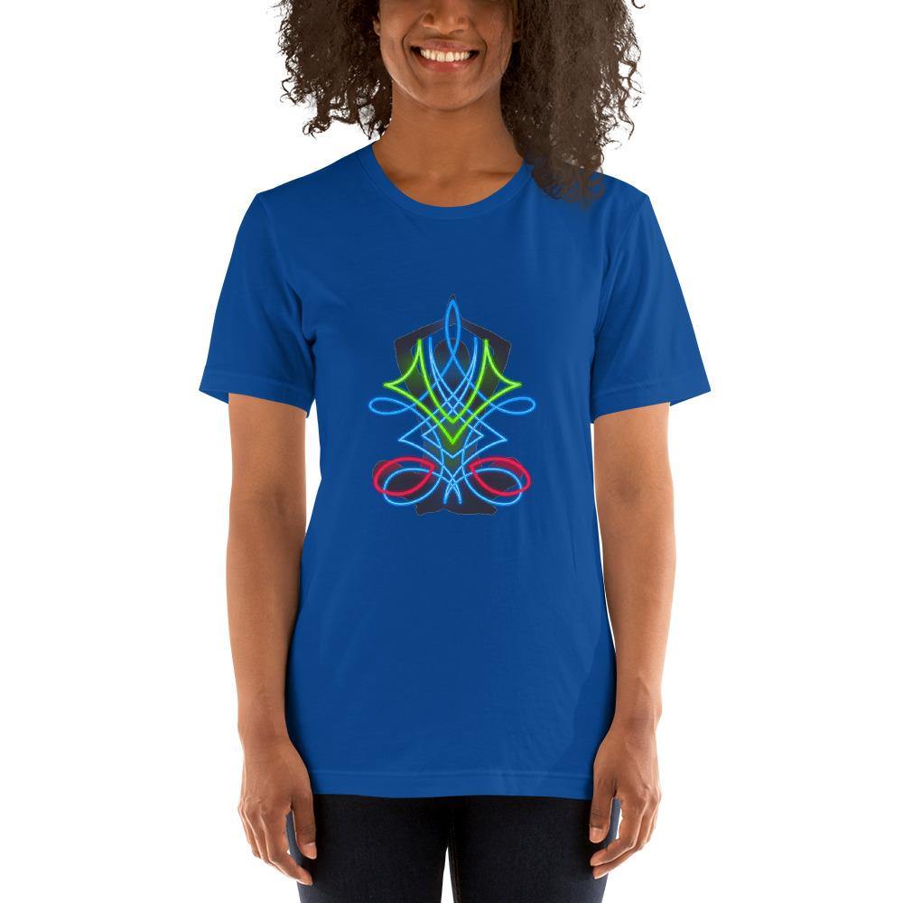 Energy Flow Yoga - Short-Sleeve Unisex T-Shirt - JML Design Yoga