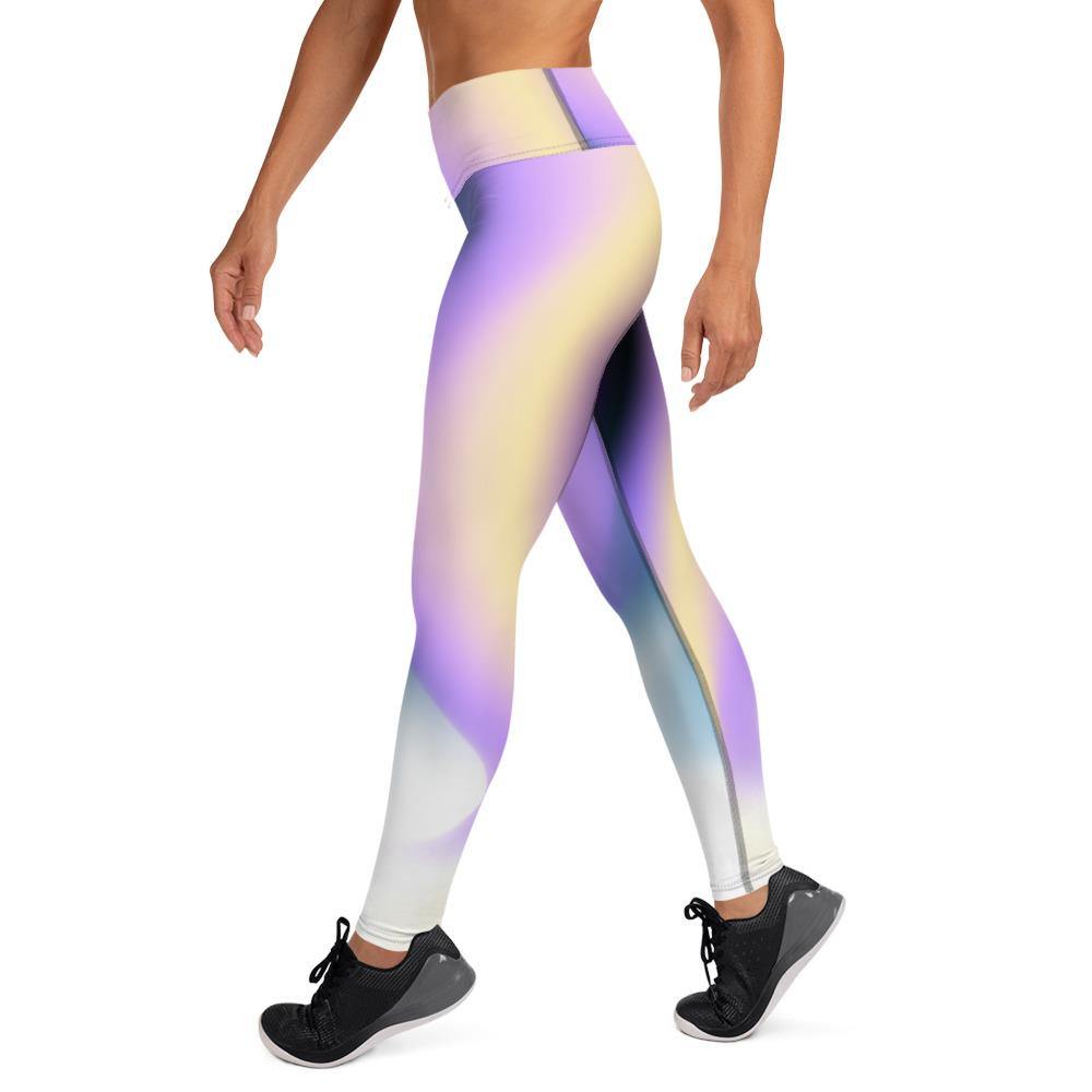 Hologram Dreams - High Waist Yoga Leggings - JML Design Yoga