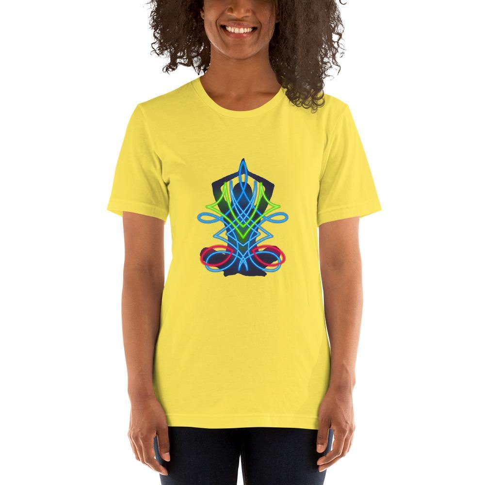 Energy Flow Yoga - Short-Sleeve Unisex T-Shirt - JML Design Yoga