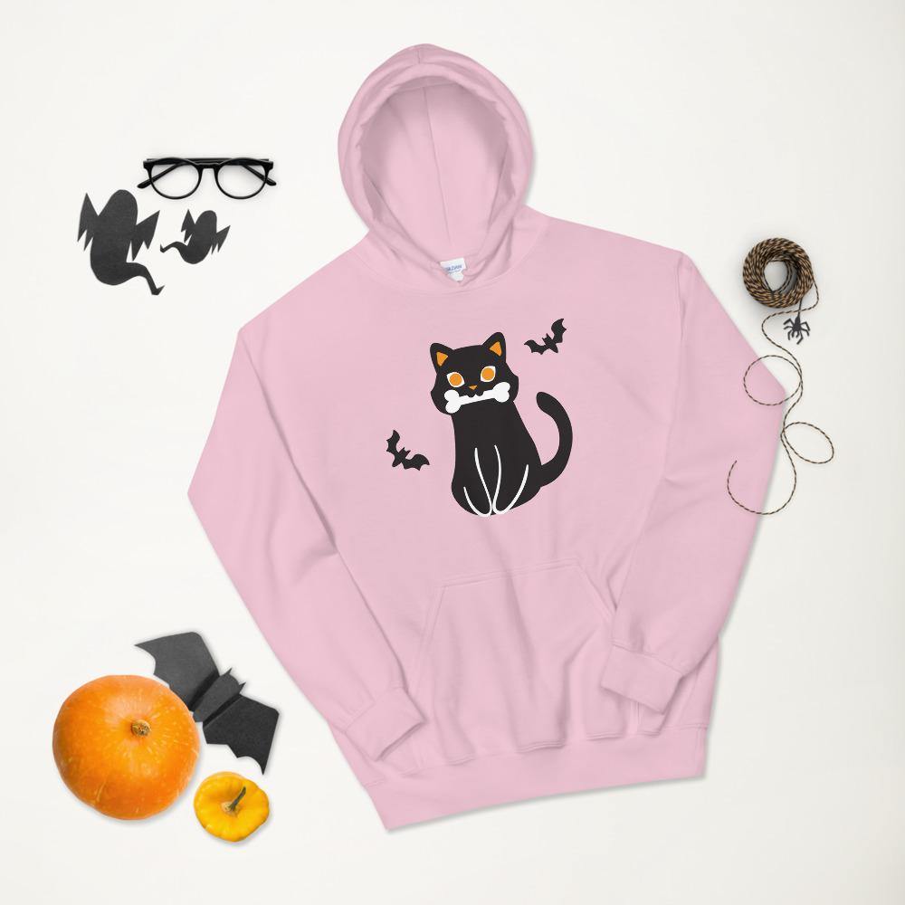 Cute Scary Cat for Halloween - Unisex Hoodie - JML Design Yoga
