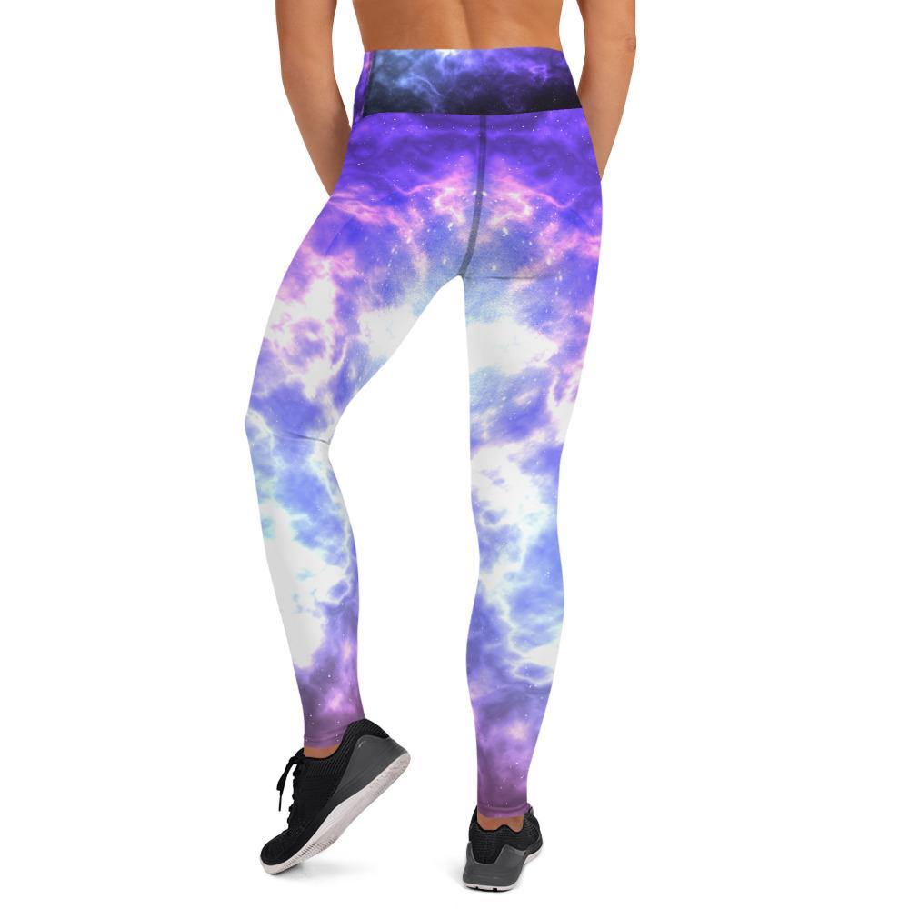 Celestial Storm Purple - High Waist Yoga Leggings - JML Design Yoga