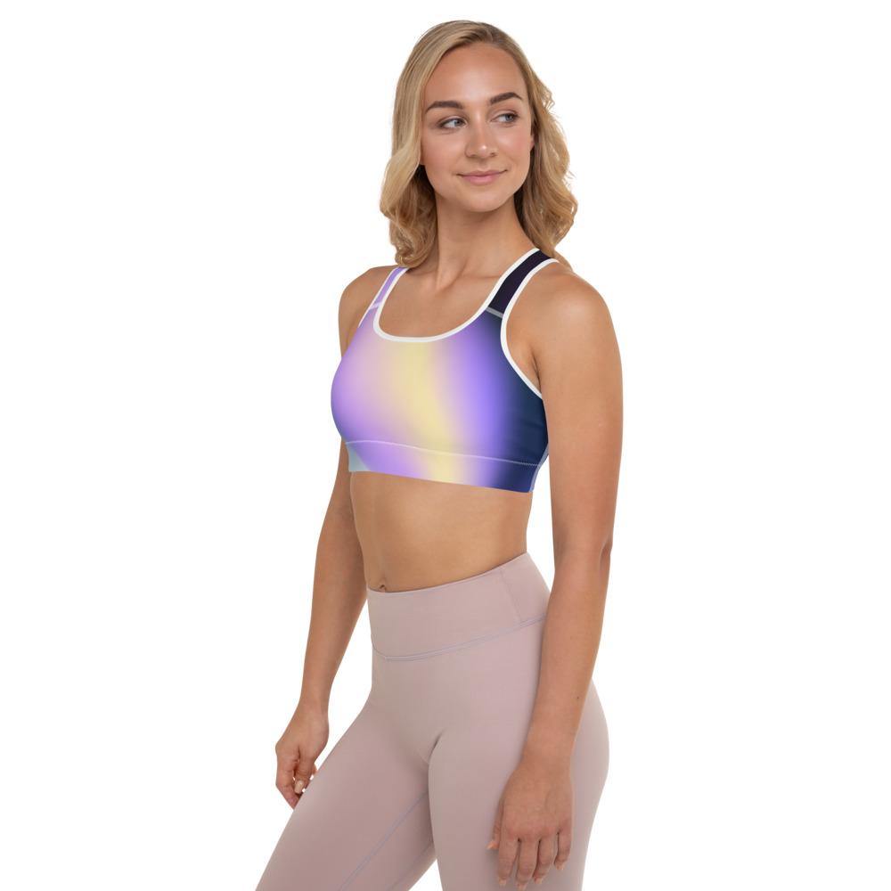 Hologram Dreams - Padded Sports Bra - JML Design Yoga