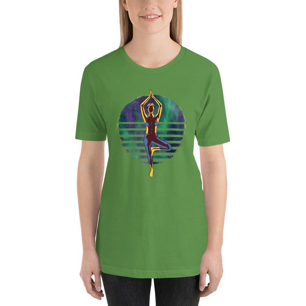 Tree Pose - Short-Sleeve Unisex T-Shirt - JML Design Yoga