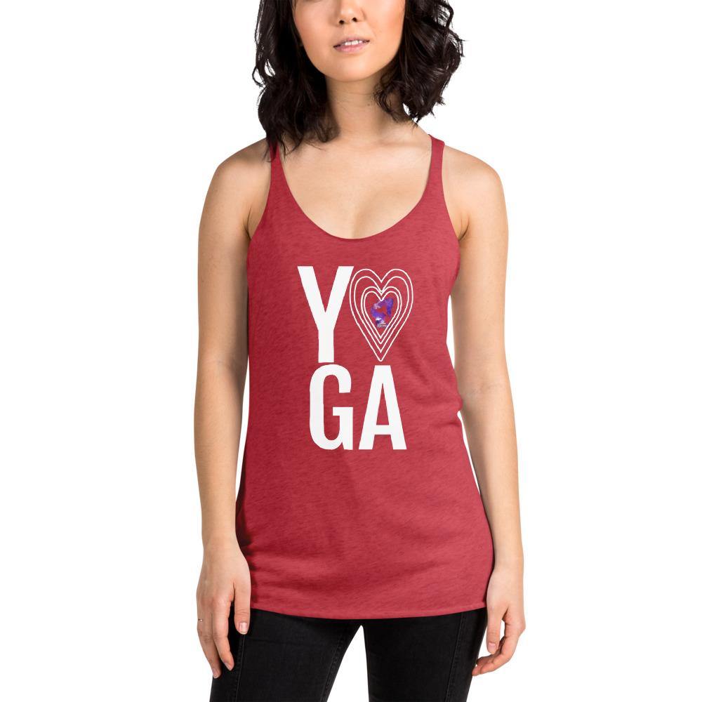 YOGA Love - Women's Racerback Tank - JML Design Yoga
